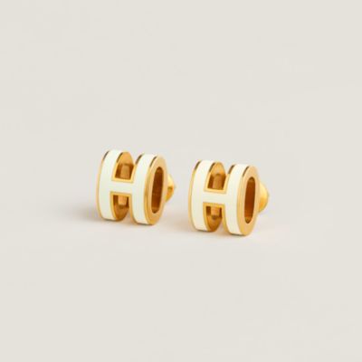 Hermès H型 mini 耳くぎ Hermès H型 mini 耳くぎ Hermès H型 mini 耳くぎ Mini Pop H earrings